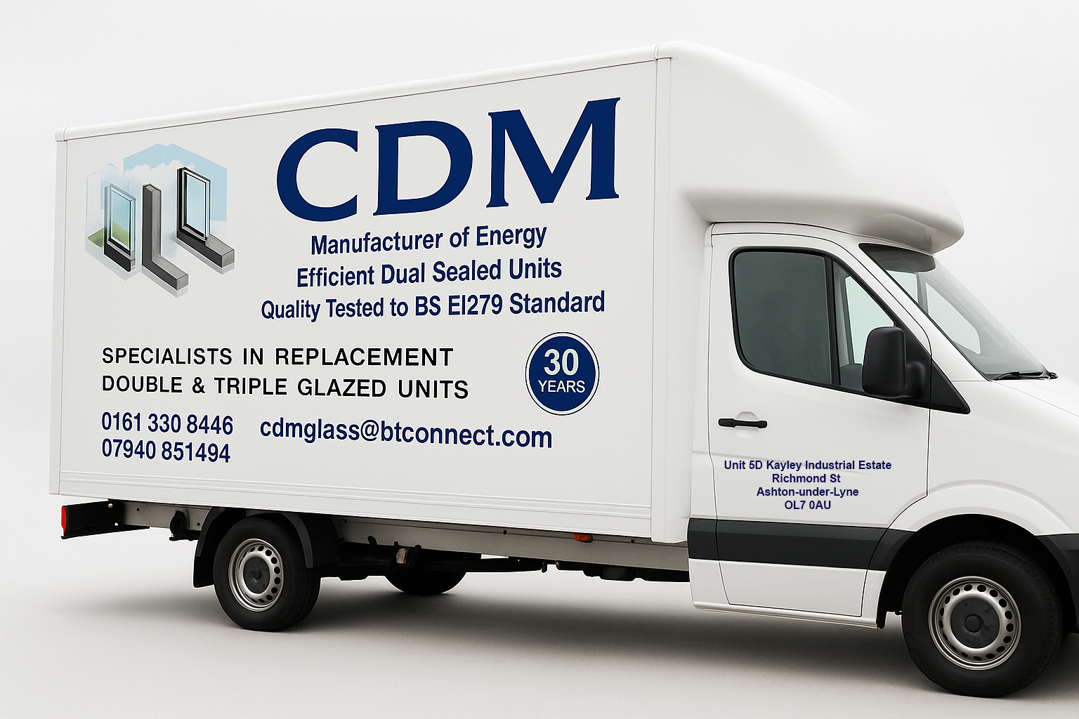 CDM Glass Van